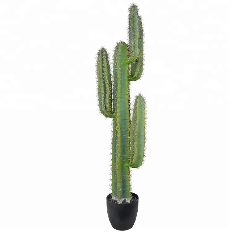 Cactus Artificial de bola, Cactus de aspecto Real, 127cm, gran oferta