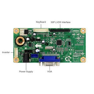 Vga lcd 30ピンlvdsコントローラーボードCCFLバックライト17インチLCDパネル1920x1200 VGAボード付き - Product Image 3