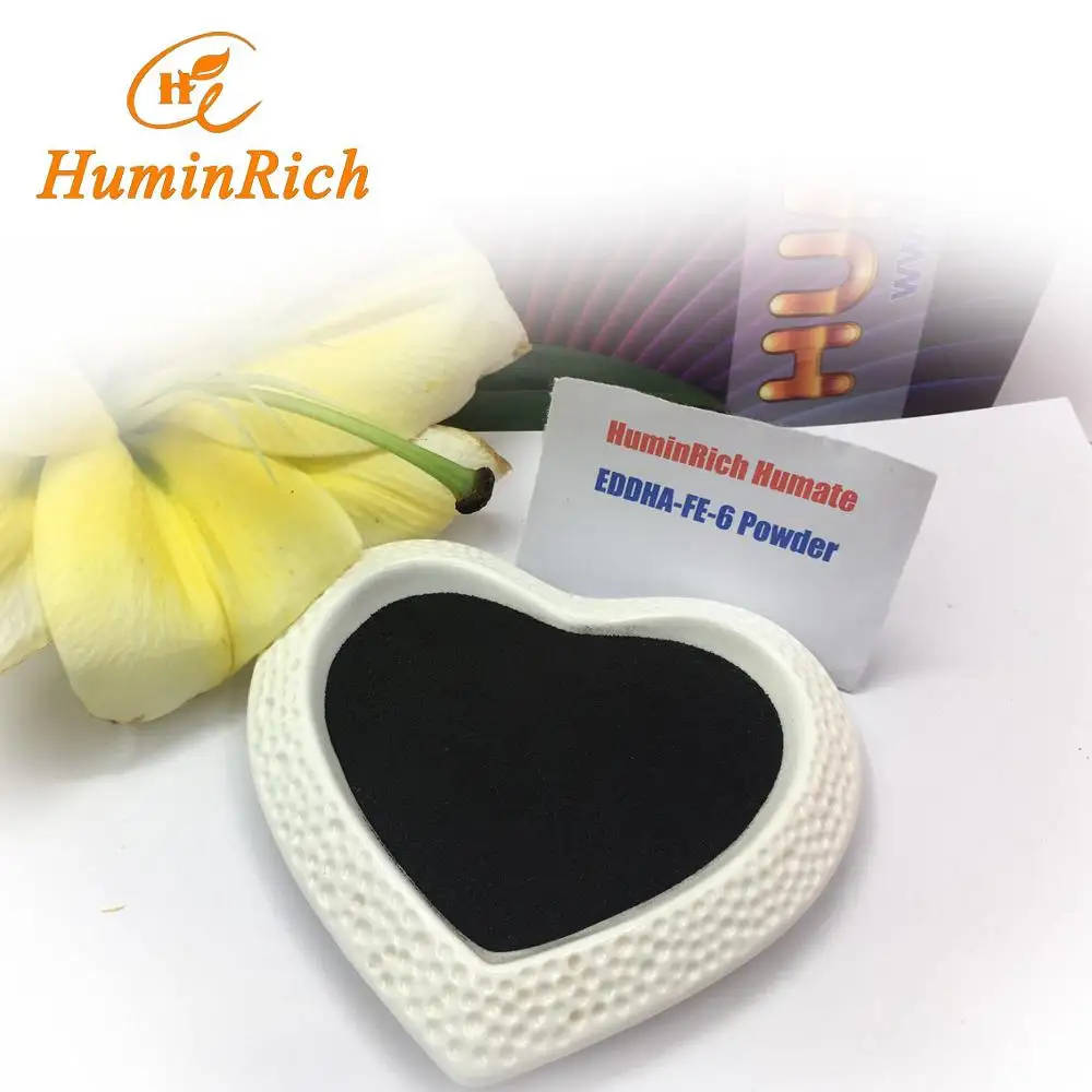 "HuminRich" Sy4001-7 الأسمدة مسحوق 1 كجم حزمة المغذيات الدقيقة العضوية كلاب الأسمدة 0.5 ortho 4.8 شيلات الحديد Eddha الحديد 6%