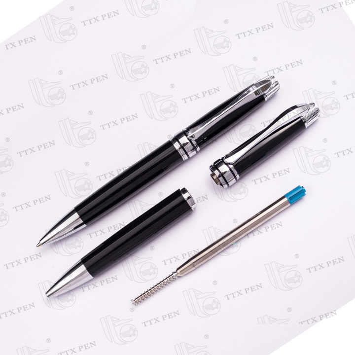 China Stationery Supplies Custom Promotional New Design Stylus Metal Ball Pen
