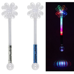 55cm 3 מצב 5 led מסיבת אור מזל עלה צורת פלאש שרביט אור עד צעצועי ילד
