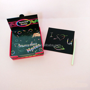 儿童彩绘划痕艺术纸高品质划痕备注 - Product Image 1