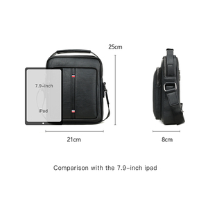 Wholesale Classical Design Custom <strong>Low</strong> <strong>MOQ</strong> Messenger <strong>Bag</strong> Vicuna Polo New Product Fashion Crossbody PU Leather <strong>Bag</strong> for Men - Product Image 2