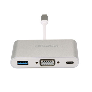 USB C适配器集线器类型C USB 3.1到VGA USB3.0带类型C PD的多端口数字AV适配器 - Product Image 2
