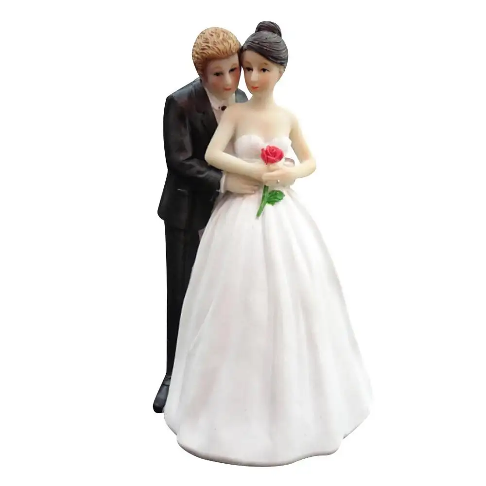 Figurines décoratives pour gâteau de mariage, décoration pour Couple, amour