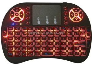 最便宜的i8迷你键盘背光3色2.4G无线迷你键盘空气鼠标遥控器 - Product Image 3