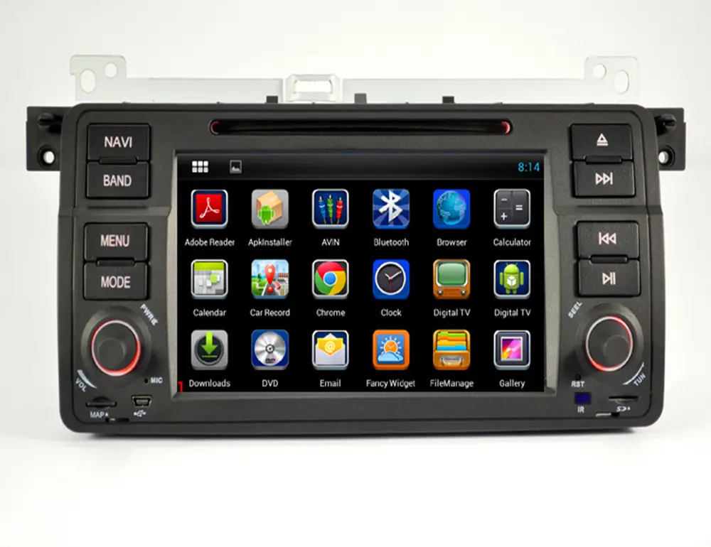 7 Incn Android 10.0 Car Player Cho BMW E46 1998-2005 Đài Phát Thanh Xe Đa Phương Tiện Video Player Navigation GPS WIFI 2 Din Dvd