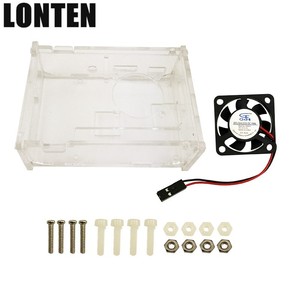 Hot Raspberry Pi 3 Kit-Pi 3 Board Gehäuse US-Netz stecker mit Logo Kühlkörper Pi3 B mit WLAN neu - Product Image 6
