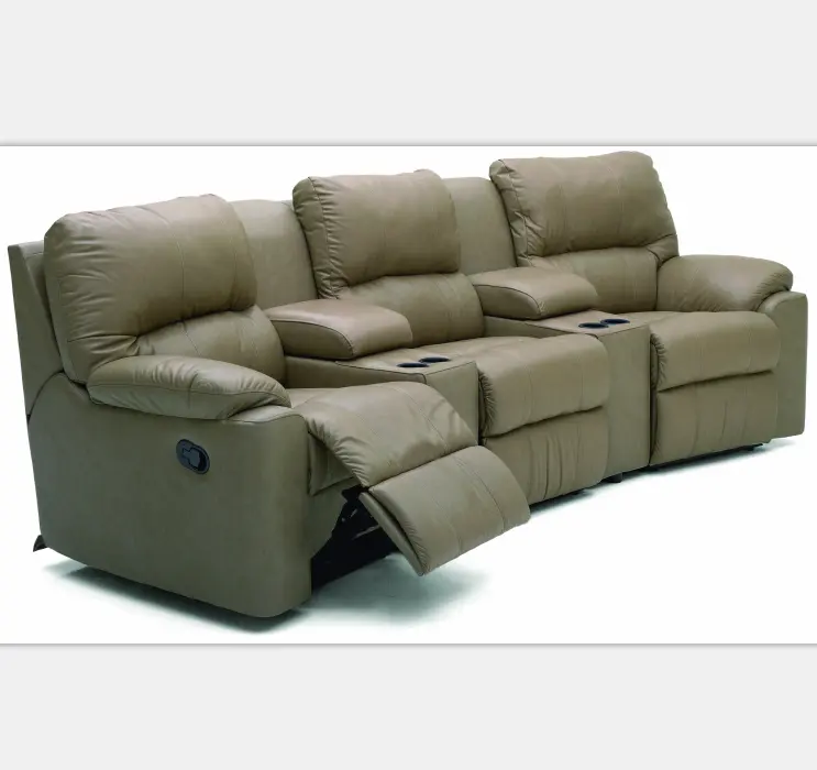 Ev mobilyaları lüks deri Recliner oturma odası kanepe sıcak