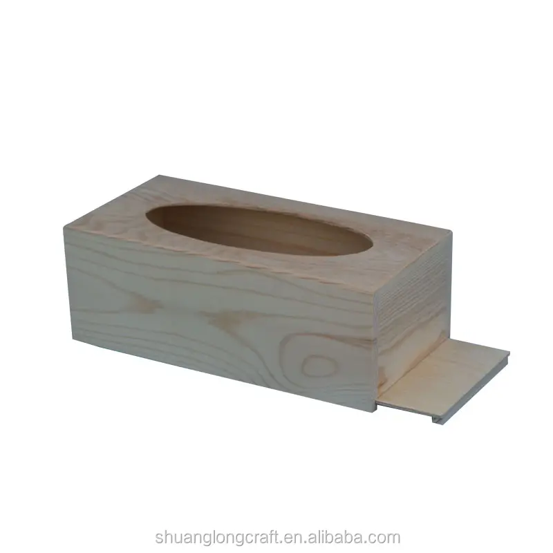 Paulownia 나무 최고 품질 골동품 소박한 세련된 나무 조직 상자