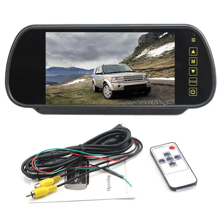 Dual- use 4.3 Inch 7 Inch Color Digital TFT-LCD Screen Car Rear View Mirror Monitor