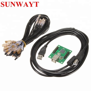 2 Player <strong>Arcade</strong> to <strong>USB</strong> <strong>Controller</strong> Wiring Kit for MAME Keyboard Encoder/2player <strong>Arcade</strong> <strong>USB</strong> <strong>Controller</strong> for Game Machine