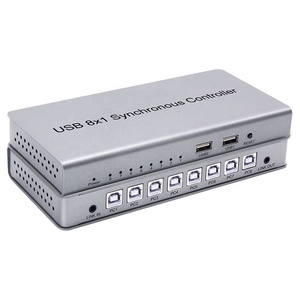 <strong>KVM</strong> Synchronous Controller 8x1 support wireless keyboard and mouse USB 2.0