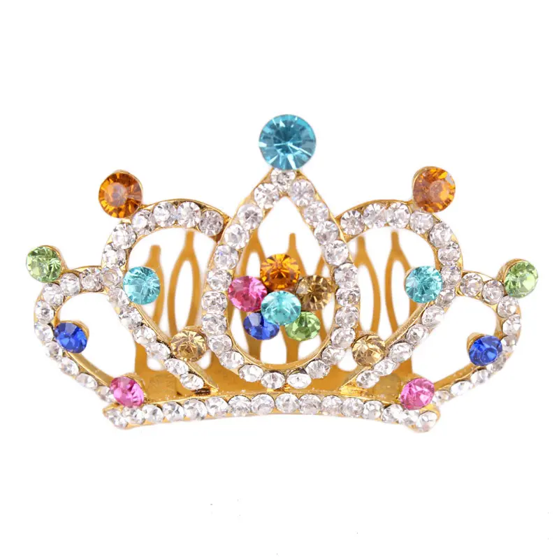 Tiara dan Mahkota Pernikahan Berlian Imitasi Kustom Baru 2015