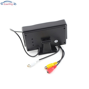 Color de 4,3 pulgadas TFT LCD inversa vista trasera Monitor para coche Cámara 4,3 pulgadas pantalla