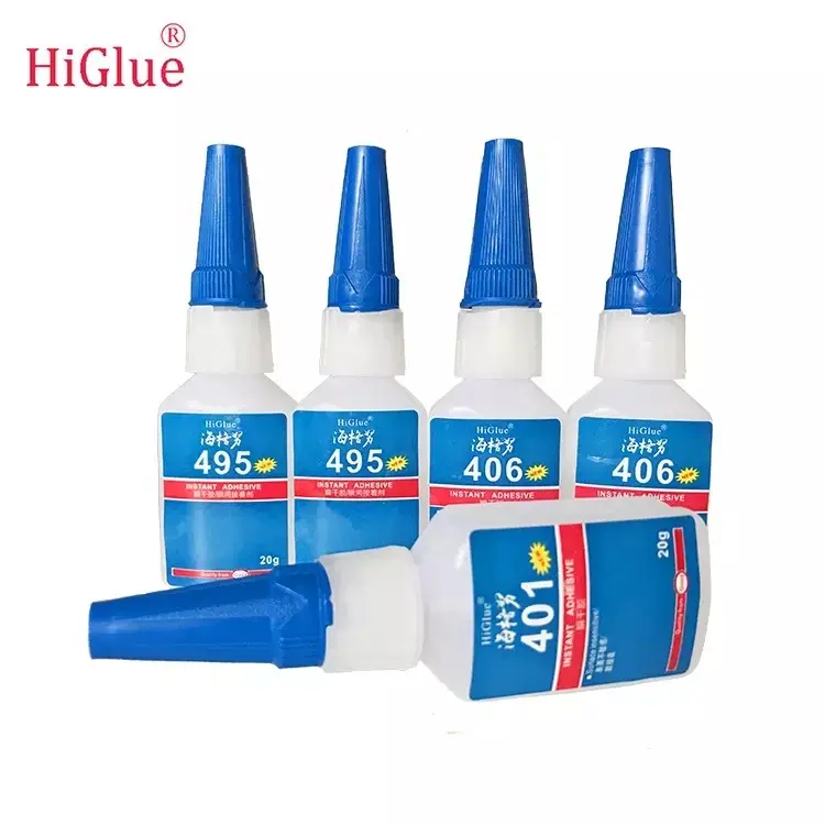 Miễn Phí Mẫu Nóng Số Lượng Lớn 403 406 460 401 505 Siêu Keo, Bán Buôn Acrylic 502 Ngay Lập Tức Keo Cyanoacrylate