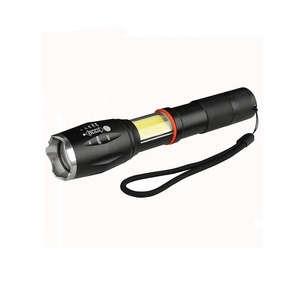 2 Trong 1 Hợp Kim Nhôm Lanterna 10W Công Suất Cao Linh Hoạt Torch 5 Chế Độ Hidden COB Zoomable Đèn Pin Với Cơ Sở Từ Tính - Product Image 4