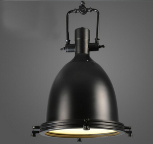Metal pendant <strong>light</strong> lamps industrial stylep black gold Shinetime iron energy saving traditional