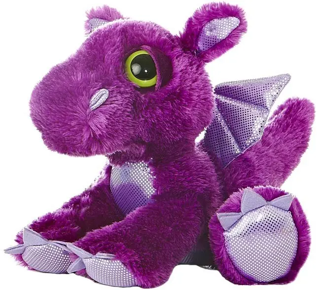 Jouet en peluche coloré dinosaure/dinosaure personnalisé jouet en peluche promotionnel/violet dinosaure jouets en peluche