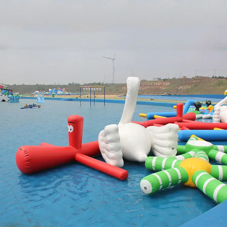 Grosir Pemasok Cina Musim Panas Tiup Kolam Olahraga Permainan Mengambang Mainan untuk Anak-anak/Taman Air Lucu Mengendarai Mainan untuk Anak-anak