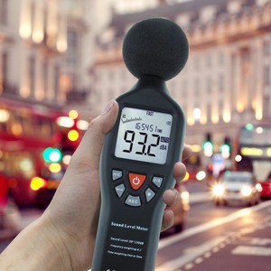 高精度测量30dB-130dB与数据记录功能声级计与背光显示屏紧凑专业 - Product Image 3