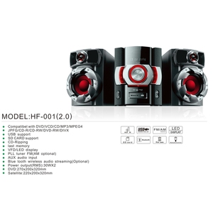 ขายร้อน HF-001(2.1) ระบบ Micro HiFi เสียง Combo ระบบมินิที่มี BT/FM/USB/MP3 /Sd/ การควบคุมระยะไกล - Product Image 4