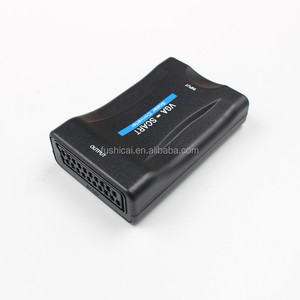 Convertidor de video VGA a SCART Computadora Interfaz de señal VGA a señal de TV Divisores y convertidores de video - Product Image 3