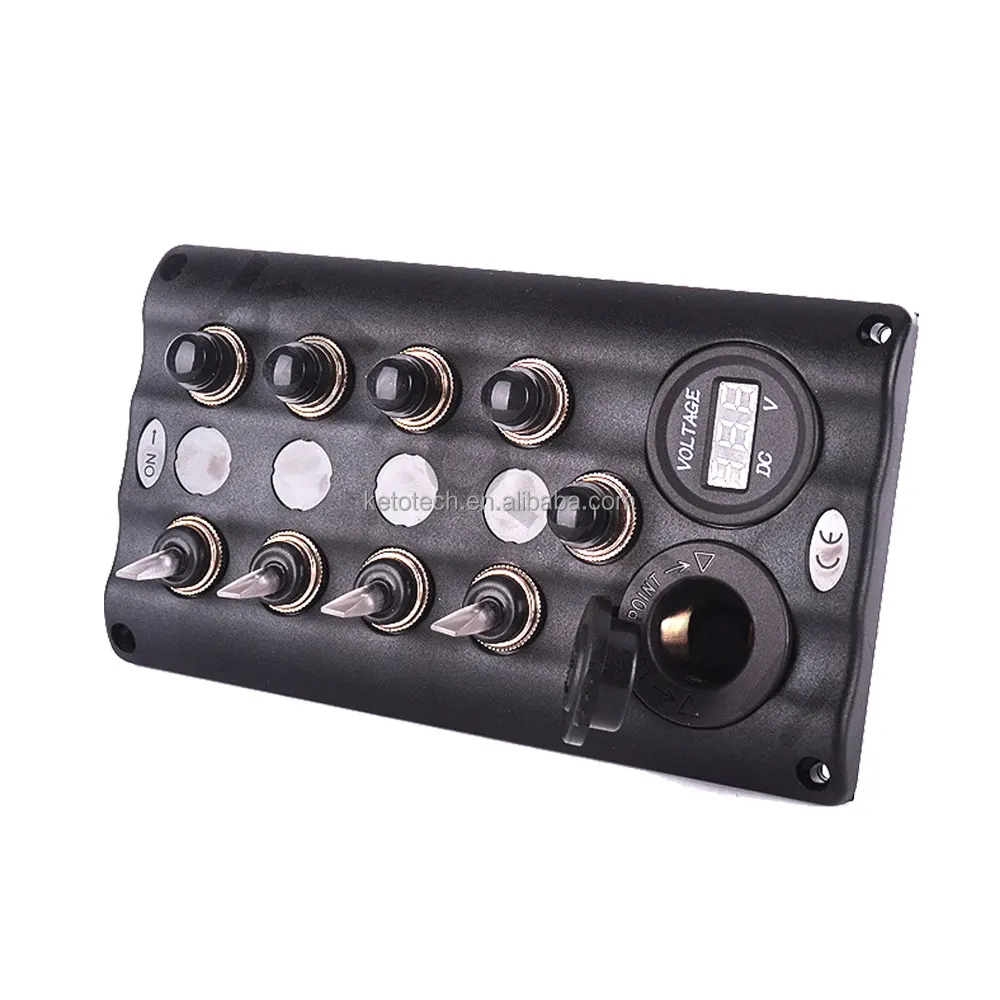 12V 4-way yacht cabina di controllo multi interruttore a levetta