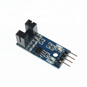 Tipo di Slot IR Scanalatura Accoppiatore Accoppiatore Ottico Modulo Sensore di Velocità LM393 Per Arduino Sensore di 3.3V-5V Collegare Relè modulo Buzzer