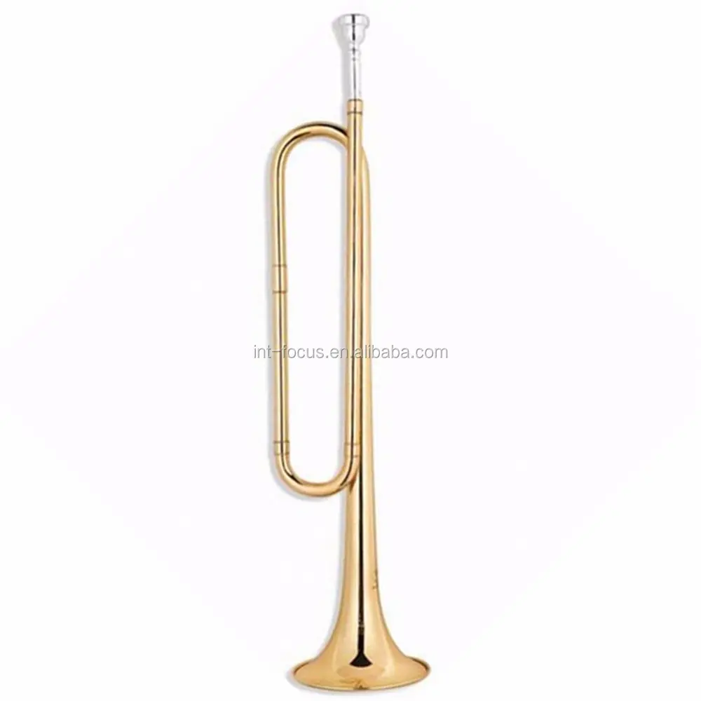 Instrumentos musicales precios llave C latón Bugle/trompeta