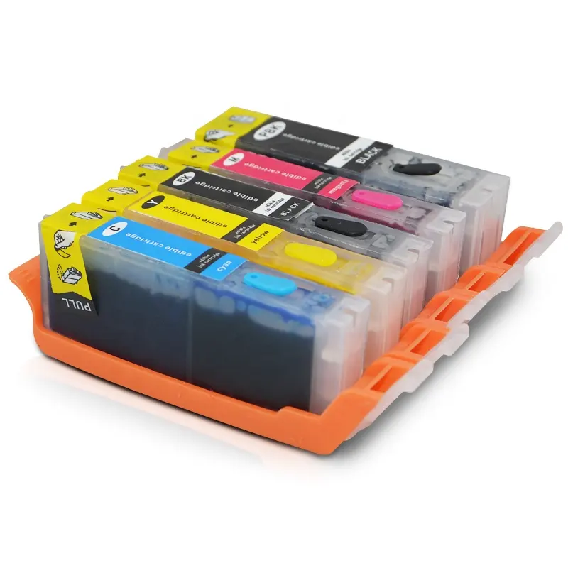 Impressora jato de tinta cartucho de tinta comestível para Canon IP8720 PGI-250 CLI-251