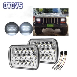 OVOVS 45w 12v <strong>Led</strong> Offroad Truck 5X7inch square Headlight for Jeep Cherokee Xj Headlights - Product Image 1