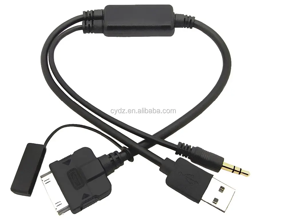 3,5-mm-Eingang USB-Audio AUX-Daten lade adapter kabel für BM-W für iPod iPhone iPad