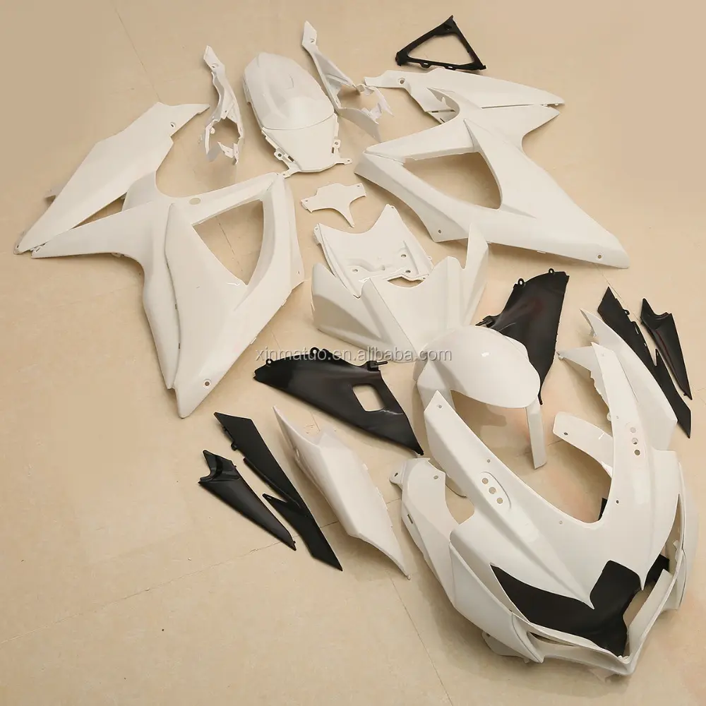 Xinmatuo XF-4099-W Motor Unpainted ABS Bodywork Fairing Kit Untuk SUZUKI GSXR600 750 2008-2010 2009