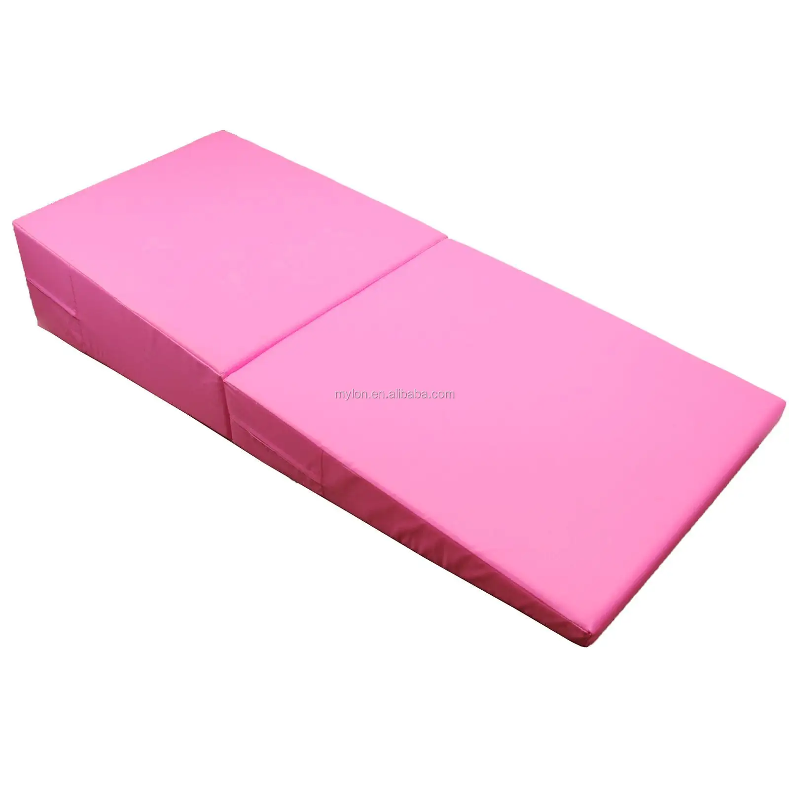 Tapis de gymnastique incliné pliant de haute qualité mousse d'entraînement Triangle Tumbling Wedge