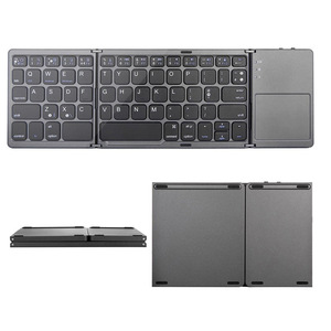 Foldable <strong>Keyboard</strong> Wireless <strong>Keyboard</strong> With Touchpad Rechargeable for Windows <strong>Android</strong> Tablet Smartphone Surface - Product Image 1