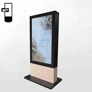 55 polegadas 1500 Nits Outdoor <span class=keywords><strong>LCD</strong></span> Monitor Outdoor Floor Standing Publicidade <span class=keywords><strong>Display</strong></span> Digital Signage Painel <span class=keywords><strong>LCD</strong></span> ao ar livre
