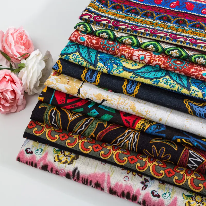 Estilo étnico batik Floral impreso tela de África del Sur y Rusia para tela DIY y de mesa