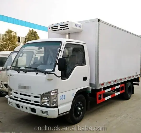 Marca de Japón 4X2 4 toneladas refrigerado de la habitación fría van camión de almacenamiento en frío van 4 T Thermo King congelador camión refrigerador