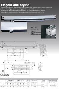 Phong cách thanh lịch nhôm thủy lực lửa Đánh Giá cửa gần hơn với cánh tay song song - Product Image 2