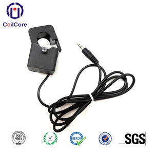 Clamp-auf Input 15A Output 5VDC Split Core Current Transducer With Audio 3.5mm Jack Connector