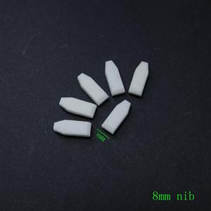 Scalpello e tondo in poliestere e fibra di punta parallela feltro pennino scalpello punto di penna per vuoto penna di indicatore e gesso liquido marcatore
