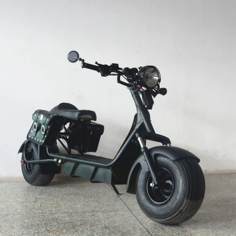 Новейший мощный Электрический скутер citycoco с бесщеточным двигателем и втулкой 60 в 1500 Вт