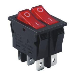 16A 250 V (On)-Off 6 Pin Anlık Rocker Anahtarı T125 - Product Image 2