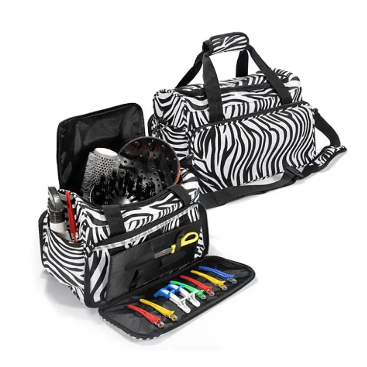 Reizen Salon Kappers Gereedschap Tas Zebra Haar Tools Carry Case, Kapsalon Apparatuur Tas China