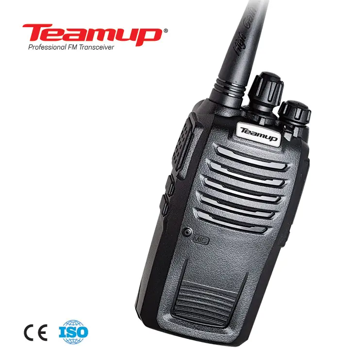 Teamup Penerima Komunikasi UHF Handy Talkie Radio Profesional untuk Dijual T360 Dua Arah dengan Basis Pengisian Portabel