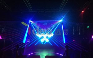 Taşınabilir 3 w 5 w 8 w 3d lazer yansıtıcı lazer ışığı Disko Parti Gösterisi