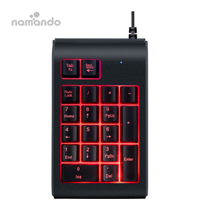 Mechanical <strong>Keyboard</strong> Numpad Number <strong>Keyboard</strong> USB <strong>Wired</strong> Numpad 19 Keys Mini <strong>Numeric</strong> <strong>Keypad</strong> with LED Backlight for Laptop Desktop - Product Image 5