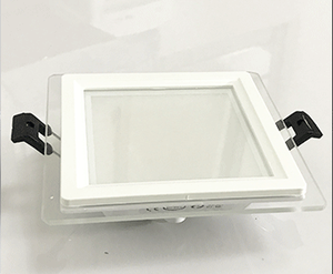 <span class=keywords><strong>LED</strong></span> שקוע למטה אור לחדר שינה סלון תקרת משרד מקורה תאורה עגול זכוכית פנל מנורה חם לבן סופר בהיר