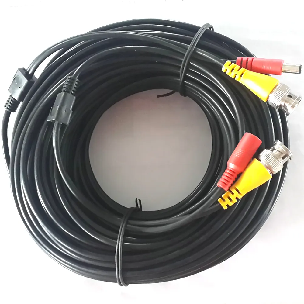 30m bunker hill security BNC dc rca male female tv cctv camera video power extension cable